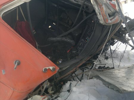 Фотографии аварии на трассе Вологда - Новая Ладога 28.03.2013