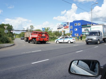 Авария на Кирилловском шоссе 12.07.2013
